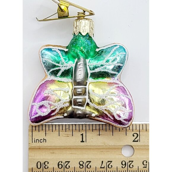 Radko Flutter BY Butterfly Christmas Ornament Clip-On - Picture 6 of 7